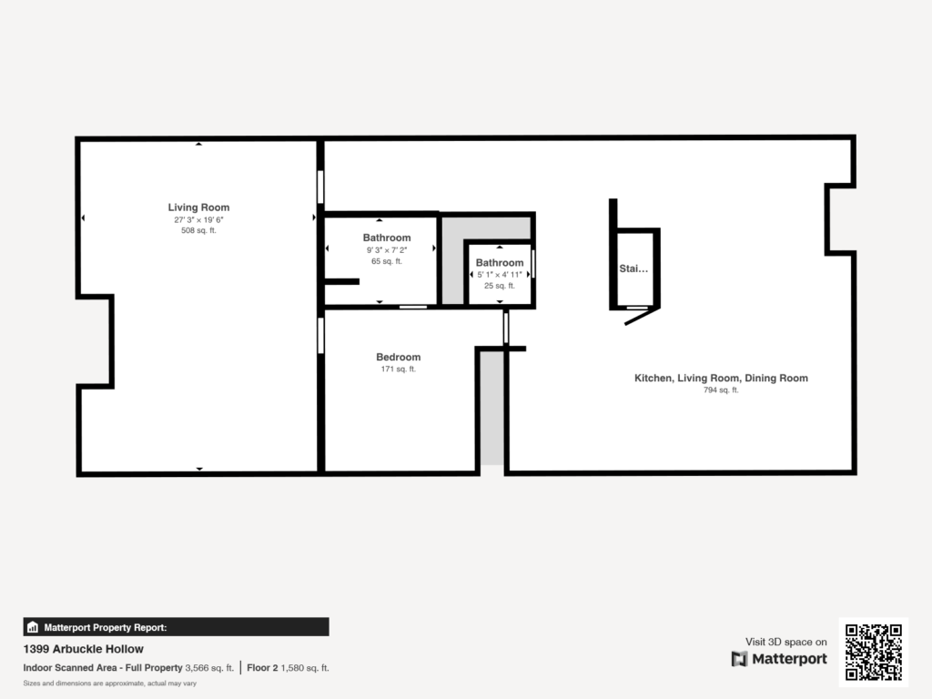Floor Plan 1399 Arbuckle Hollow